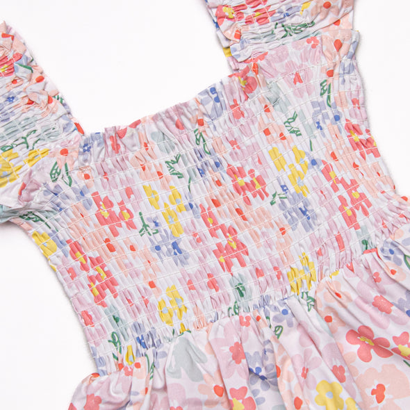 Daisy Doodles Dress, Pink