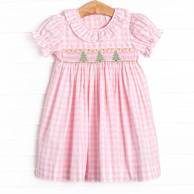 All Decked Out Smocked Dress, Pink