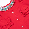 Home for the Holiday's Smocked Skirt Set, Red