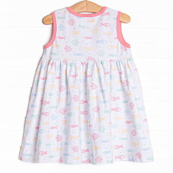 Just Keep Swimming Dress, Pink