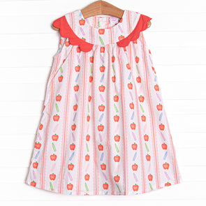 Classroom Colors Dress, Red