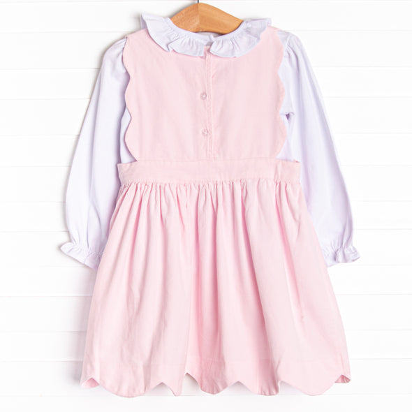 Eloise Dress Set, Pink Corduroy