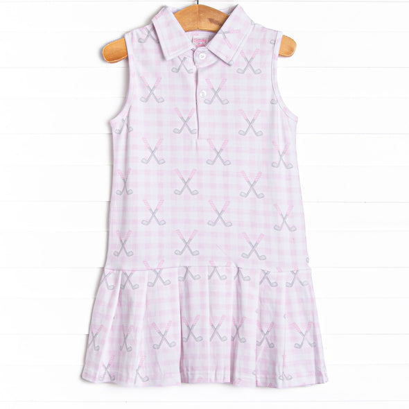 Country Club Caddy Dress, Pink