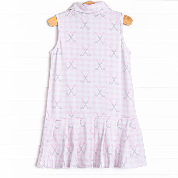 Country Club Caddy Dress, Pink