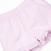 Pastel Petals Applique Short Set, Pink