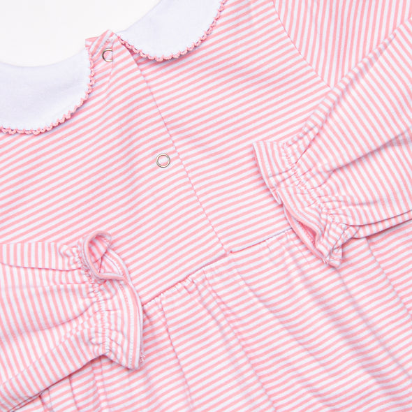 Erin Long Sleeve Bubble, Pink Stripe