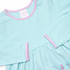 Amelia Dress, Mint Stripe