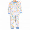 Alphabet Bamboo Pajama Set, Blue