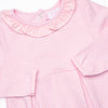 Lexie Ruffle Romper, Pink Stripe