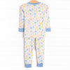 Alphabet Bamboo Pajama Set, Blue