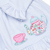 Little Teapot Applique Legging Set, Blue