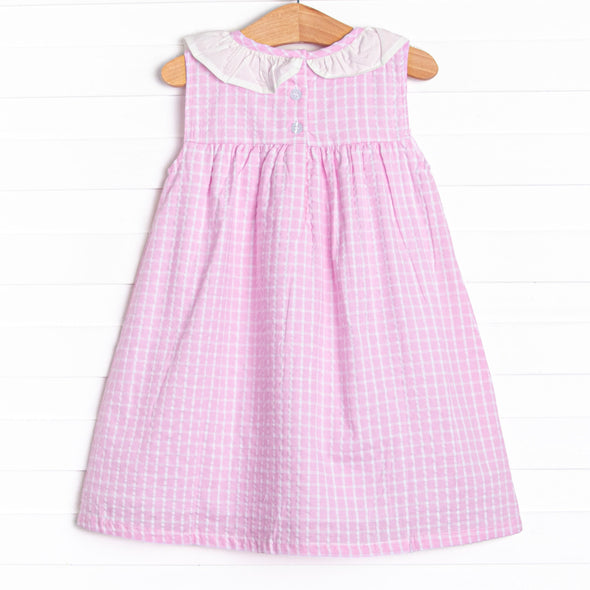 Picnic Plaid Dress, Pink