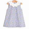 Poppy Fields Dress, Blue