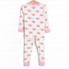 Turkey Trot Bamboo Pajama Set, Pink