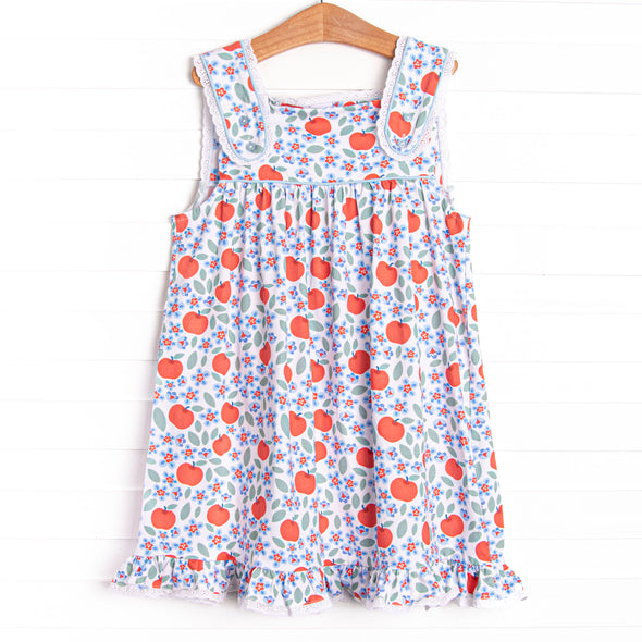 Apple Fields Dress, Blue