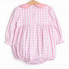 Ginger Snap Season Smocked Bubble, Pink