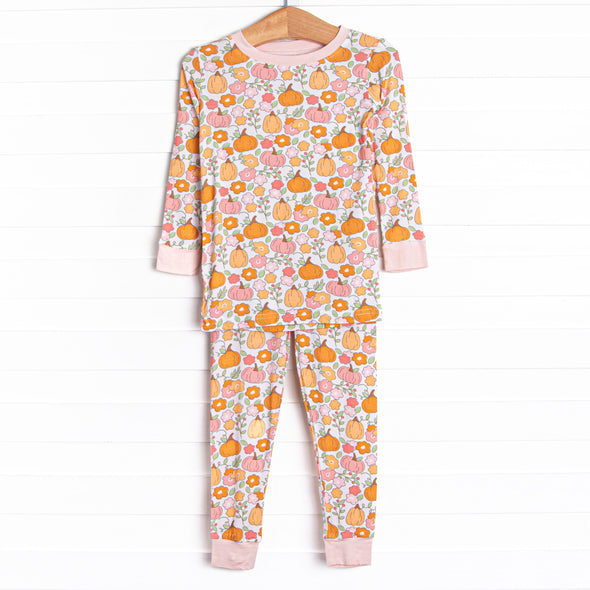 Homeland Harvest Bamboo Pajama Set, Pink