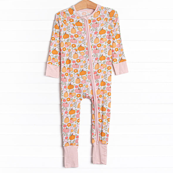 Homeland Harvest Bamboo Zippy Pajama, Pink