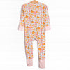 Homeland Harvest Bamboo Zippy Pajama, Pink