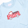 Firehouse Hero Applique Top, Blue