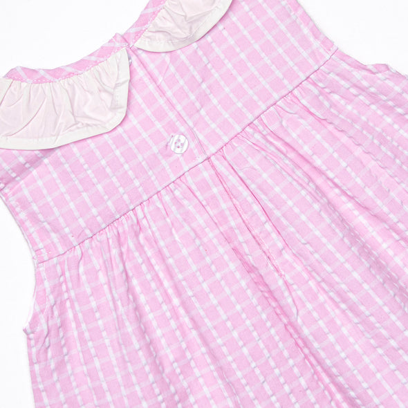 Picnic Plaid Diaper Set, Pink