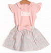 Easter Wishes Skort Set, Pink