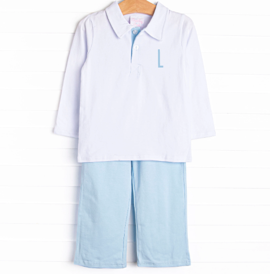 Levi Pant Set, Blue