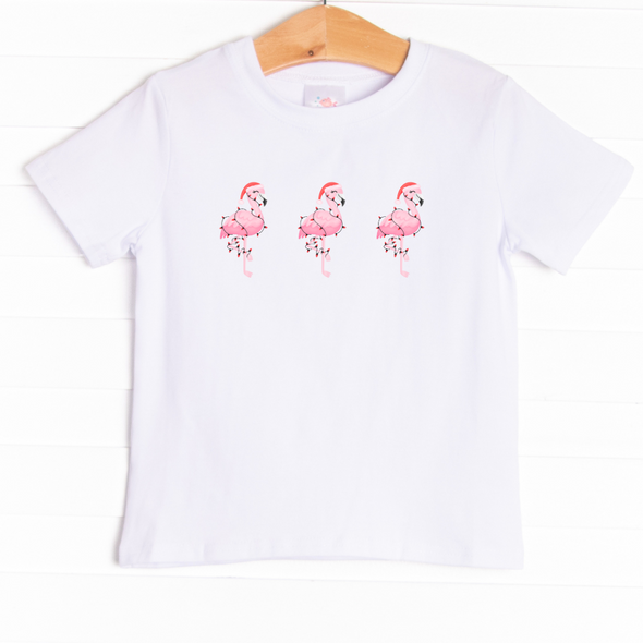 Festive Flamingos Graphic Tee