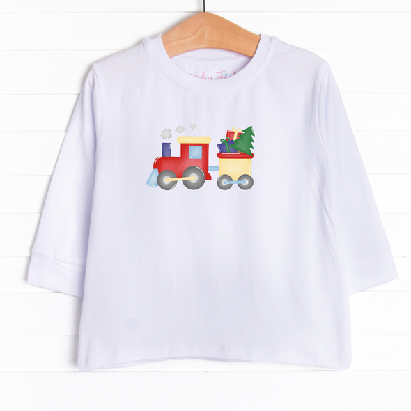 Toy Delivery Train Long Sleeve Graphic Tee