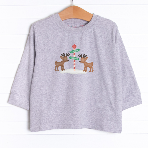 North Pole Paradise Long Sleeve Graphic Tee