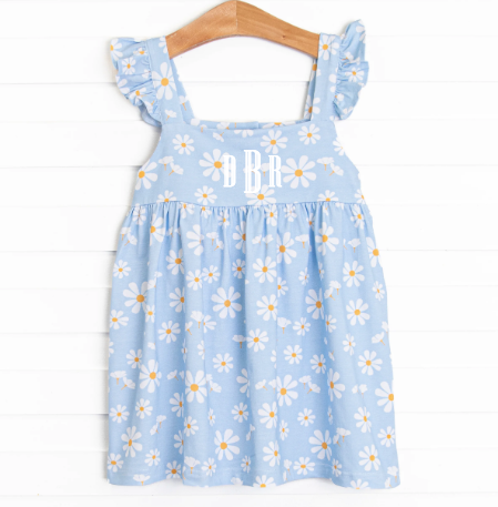 Daisy Daydream Dress, Blue