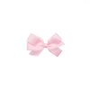 Traditional Grosgrain Hair Bow, Pearl Pink