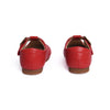 Mary Jane T-Strap Shoes, Red