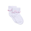 Ripple Edge Ankle Sock, (2 Colors)