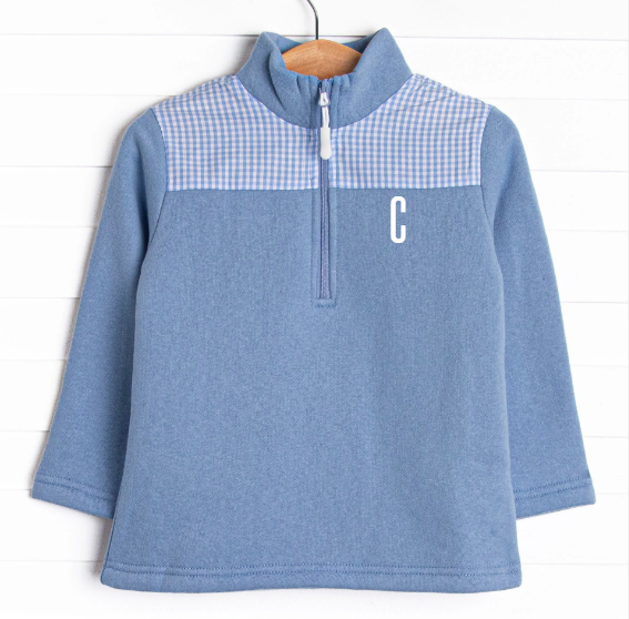 Sawyer Fleece Pullover, Blue