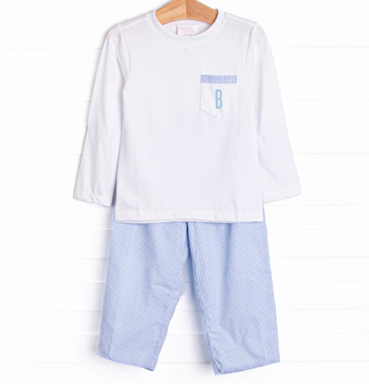 Barret Pant Set, Blue