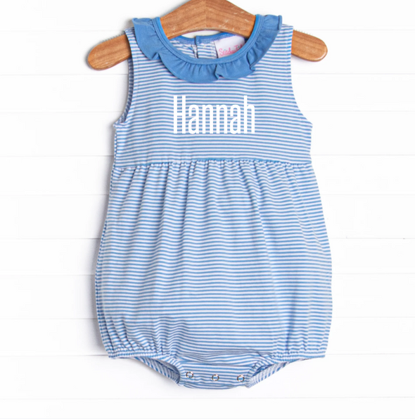 Hannah Bubble, Medium Blue Stripe