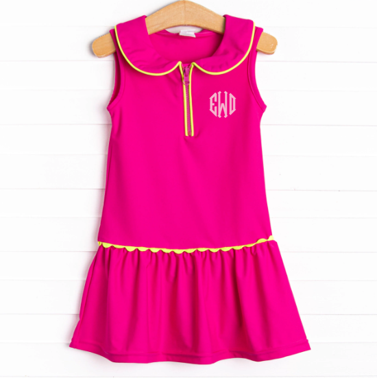 Qualifier Cutie Tennis Dress, Pink