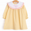 Peyton Long Sleeve Dress, Yellow