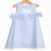 Stevie Gingham Dress, Blue