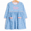 Grace Garden Pocket Dress, Blue