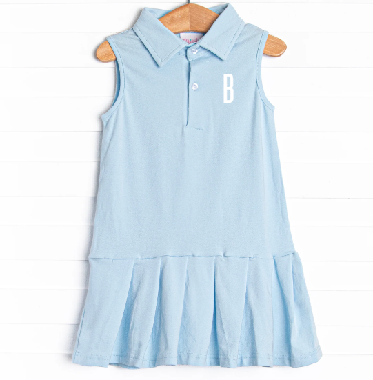 Wimbledon Winner Tennis Dress, Blue