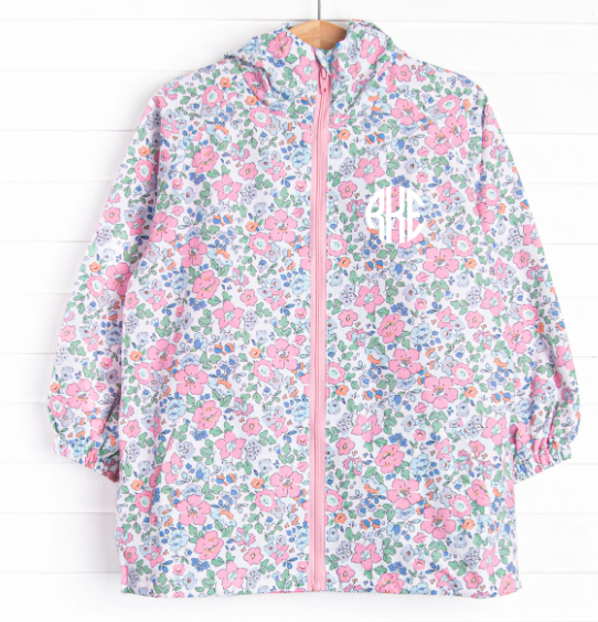 Raincoat, Pink Floral