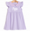 Pippa Dress, Purple Stripe