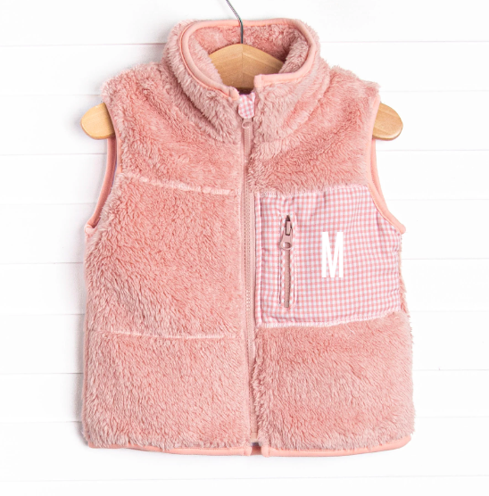 Morgan Monochrome Vest, Pink