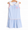 Simple Serve Tennis Dress, Blue