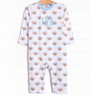 Turkey Trot Romper, Blue