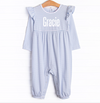 Gracie Romper, Blue