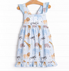 Safari Summer Dress, Blue