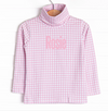 Rosie Turtleneck, Pink Gingham